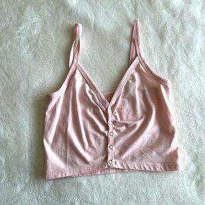 PacSun v-neck crop top